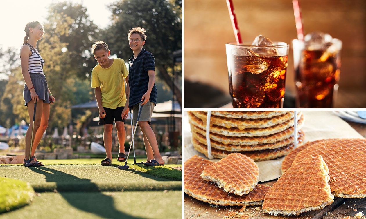 Midgetgolf + lekkers + drankje of familieticket bij Midgetgolfbaan Haarlem