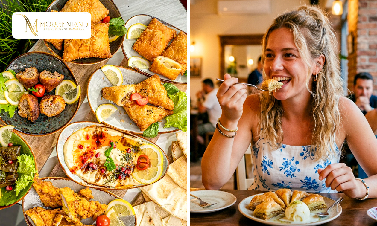 Mezzeschaal + baklava in hartje Rotterdam