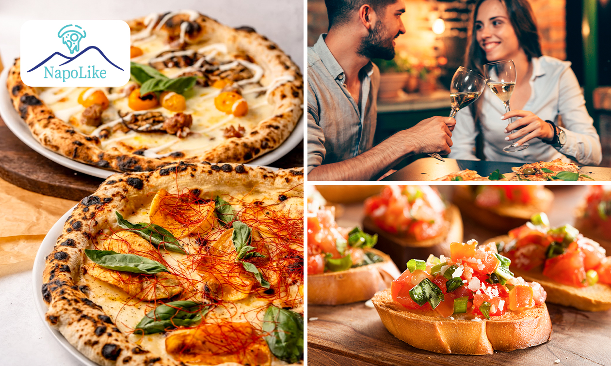 Neapolitanische Pizza oder 2-Gänge-Pizza-Menü nach Wahl