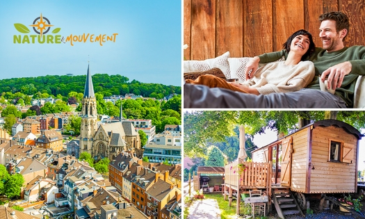 Nuit pour 2 + petit-déjeuner + check-out tardif au cœur de l’Ardenne belge