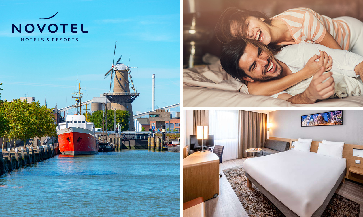 Nuit de luxe pour 2 + petit-déjeuner à Schiedam