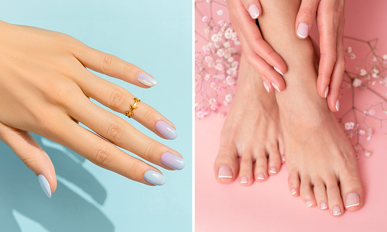 Manucure ou pédicure + vernis semi-permanent + évtl. rallongement près de Liège