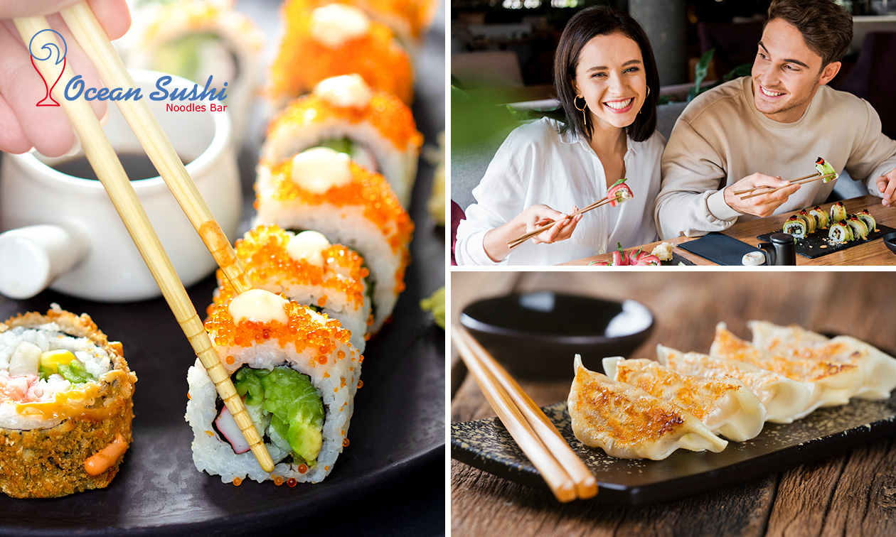 All-You-Can-Eat-lunch of -diner (2 uur) bij Ocean Sushi in Gent