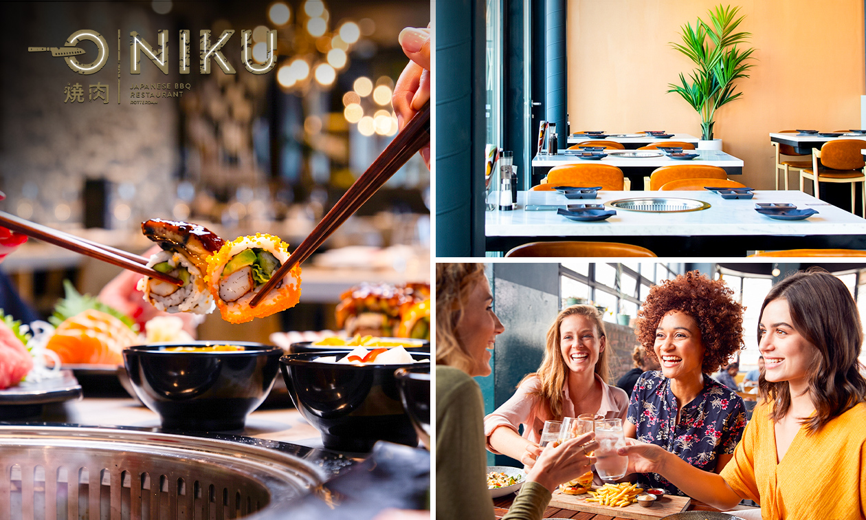 All-You-Can-Eat (2,5 uur) bij Oniku Japans BBQ Restaurant