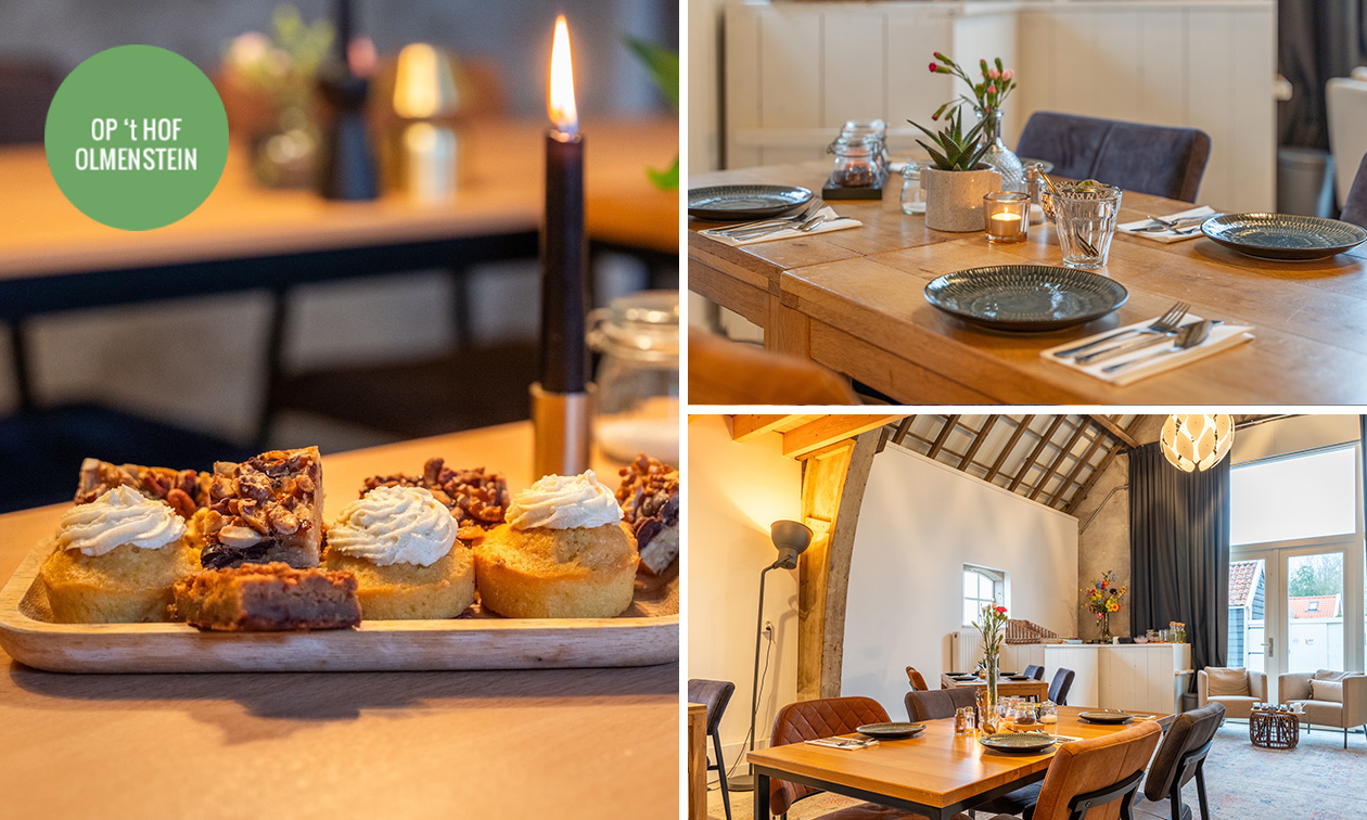 2-gangen high tea (2 uur) bij Op 't Hof Olmenstein