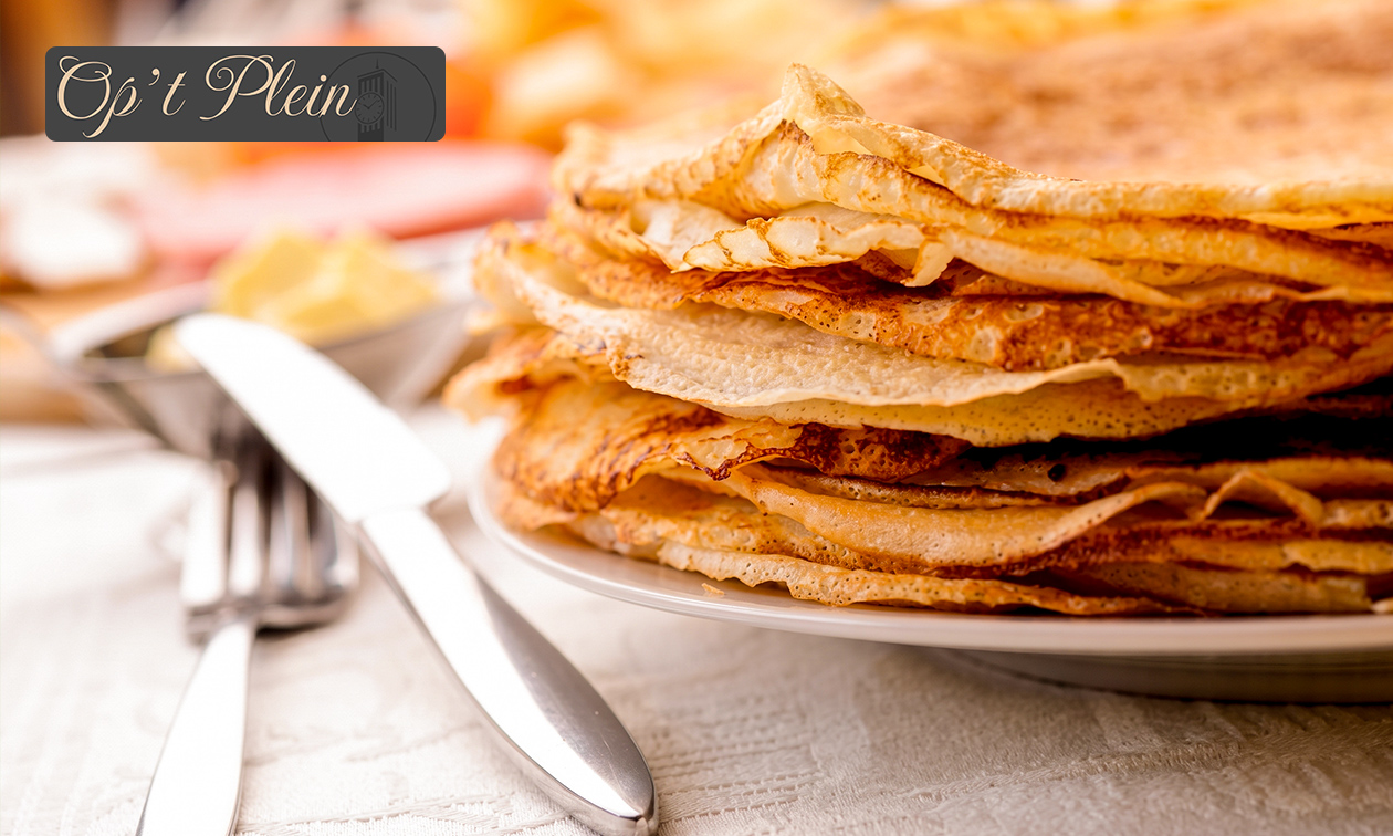 All-You-Can-Eat pannenkoeken (1,5 uur) bij Op 't Plein All-You-Can-Eat pannenkoeken (1,5 uur) bij Op 't Plein