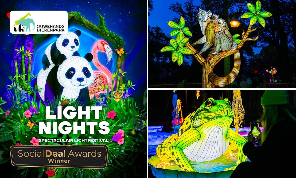 Entrée Light Nights au Ouwehands Dierenpark