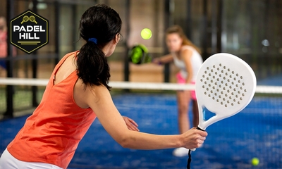 Huur padelbaan (1,5 uur) + evt. rackets en bal