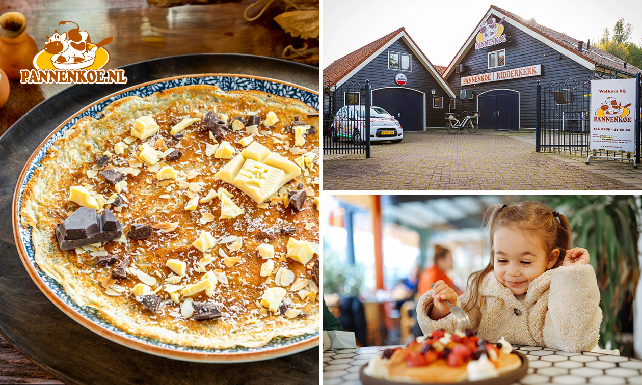 2- of 3-gangenlunch of -diner à la carte bij Pannenkoe in Ridderkerk