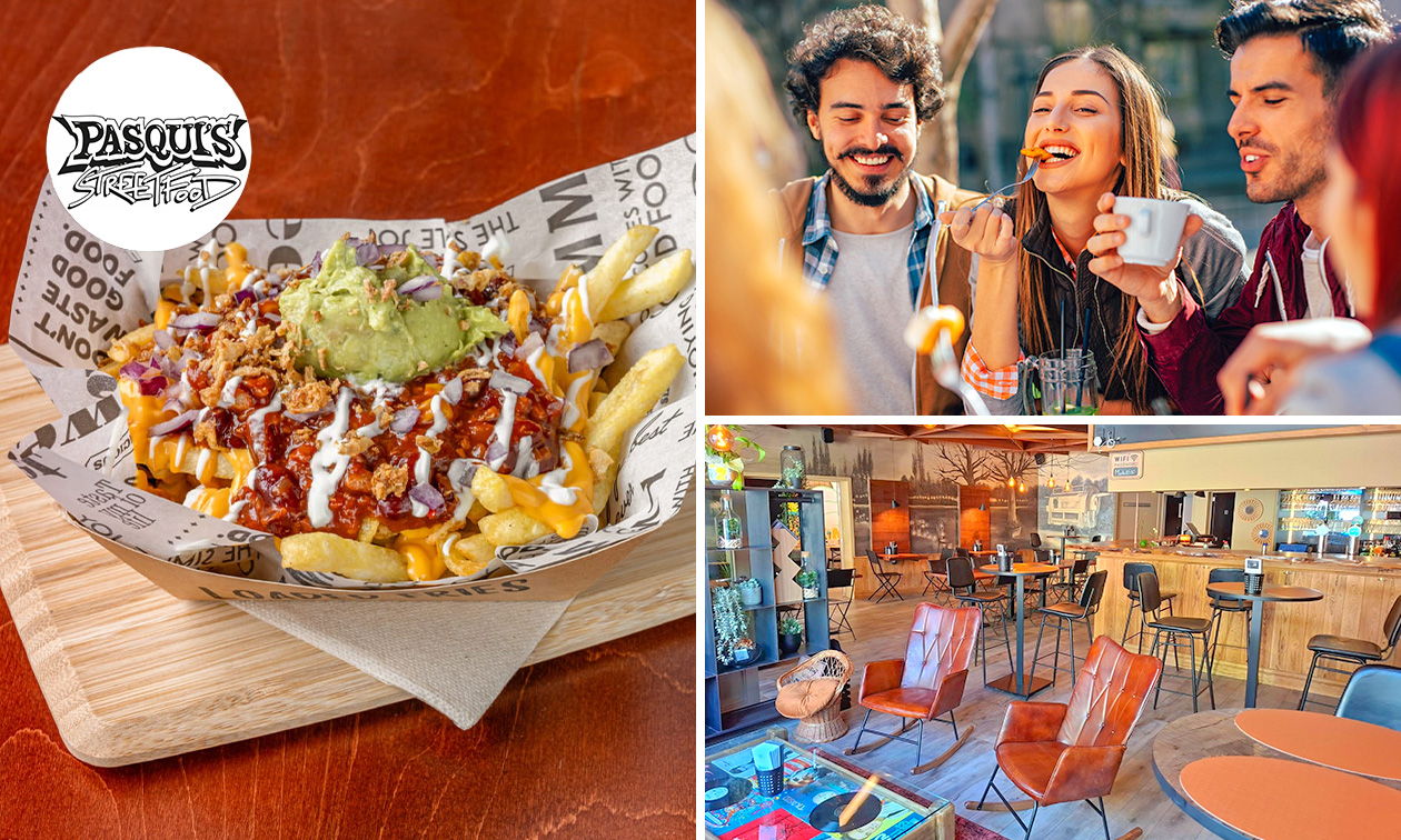 2-gangen keuzelunch of -diner + koffie/thee bij Pasqui’s Streetfood