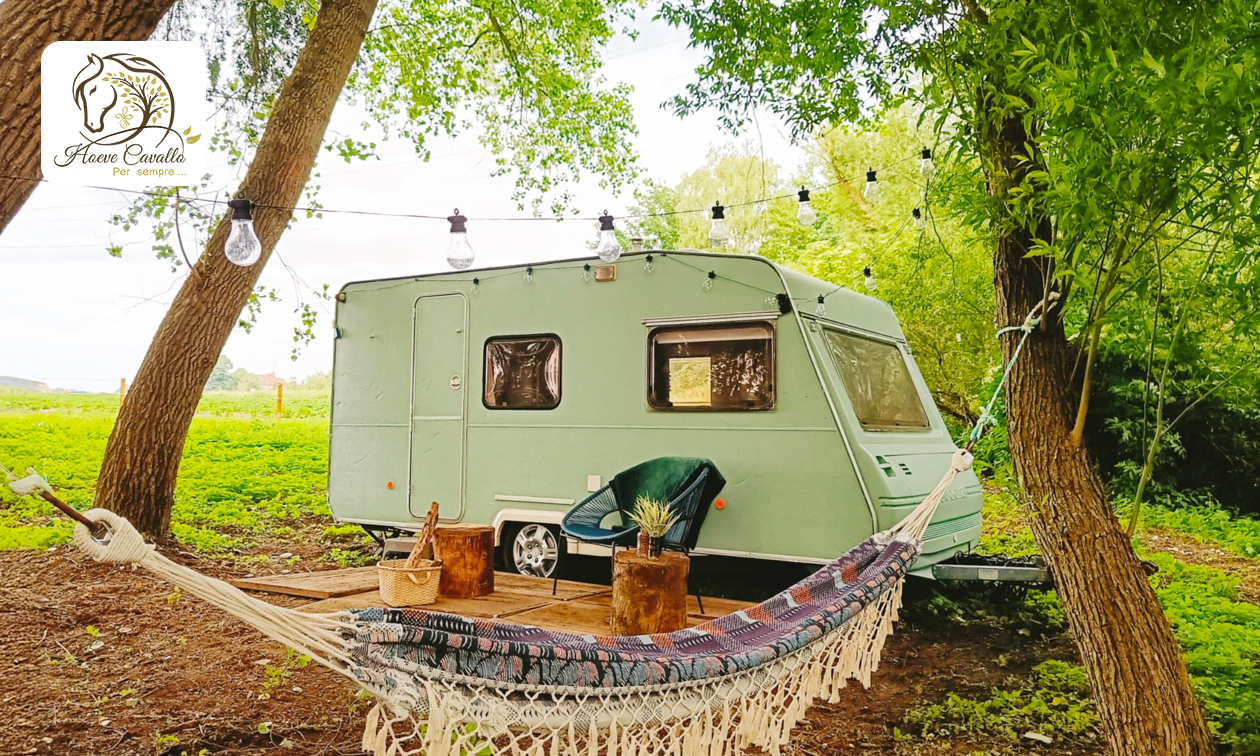 2 nuits pour 2 dans une caravane, nettoyage inclus, dans les Ardennes flamandes