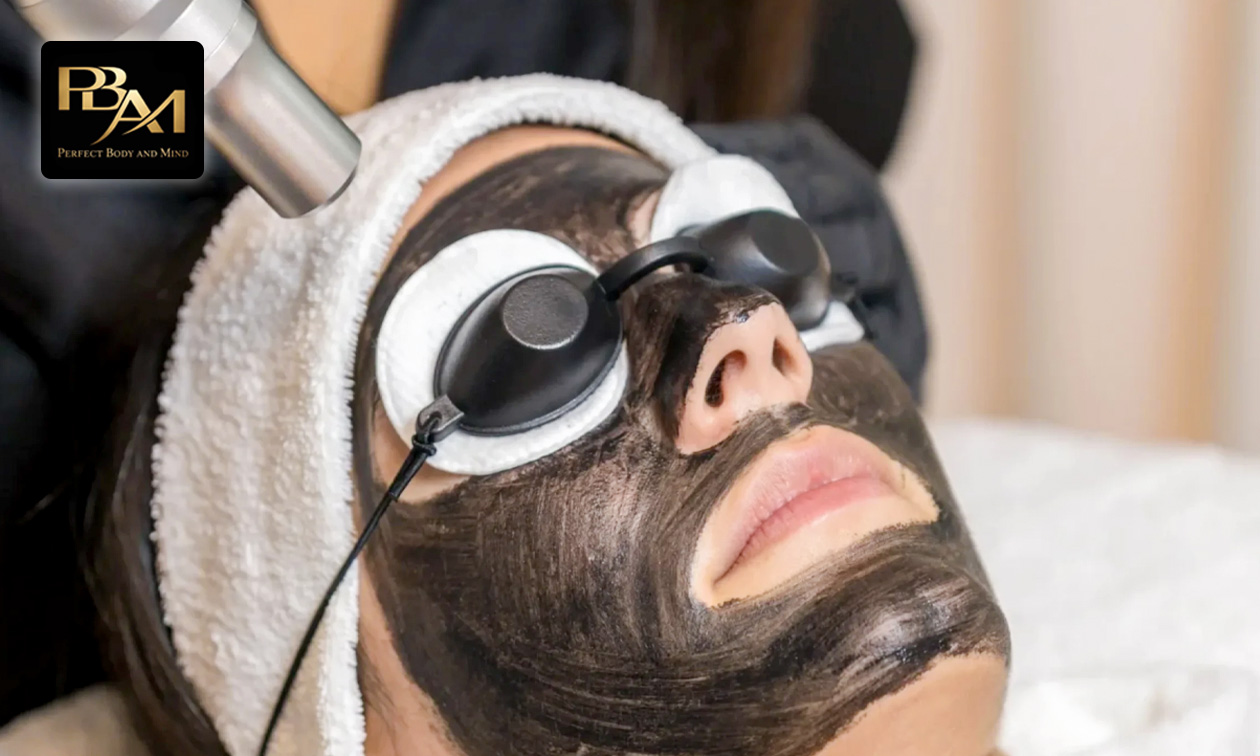 1, 3 of 5 carbon laserbehandeling(en) voor gezicht en/of hals