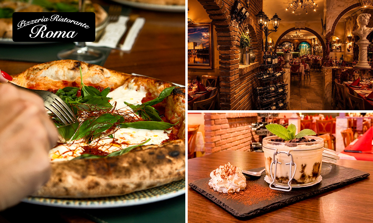 3-gangendiner (60+ keuzes) bij Pizzeria Roma
