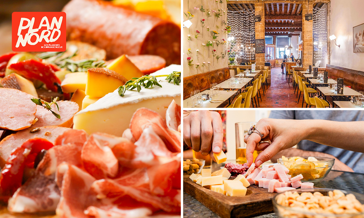 Planche apéritive à composer pour 2 personnes au coeur de Lille