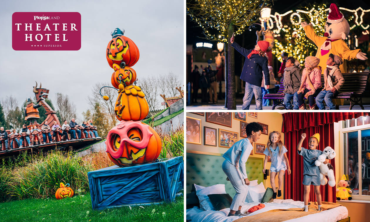 Overnachting voor 4 in het Plopsaland Theater Hotel + ontbijt + 2 dagen entree Plopsaland Belgium Overnachting voor 4 in het Plopsaland Theater Hotel + ontbijt + 2 dagen entree Plopsaland Belgium