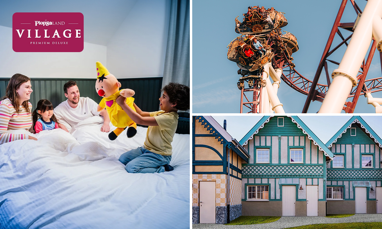 2 nuits pour 4 au Plopsaland Village + entrée Plopsaland De Panne et plus