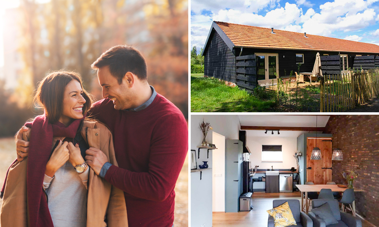 2 ou 3 nuits pour 2 dans une maison de vacances + bouteille de vin dans le Limbourg