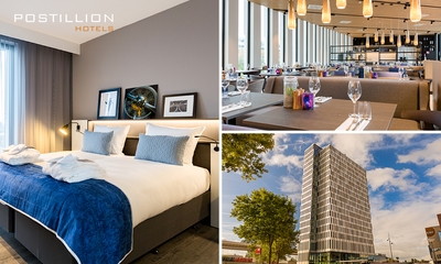 Nuit pour 2 + petit-déjeuner + évtl. verre de bienvenue + dîner 3 services ou spa à Amsterdam