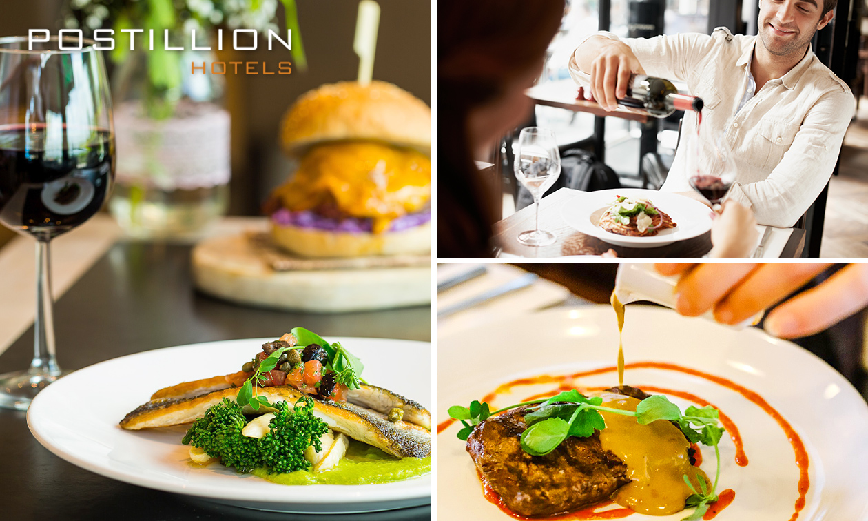 3-gangen keuzediner bij Postillion Hotel Dordrecht
