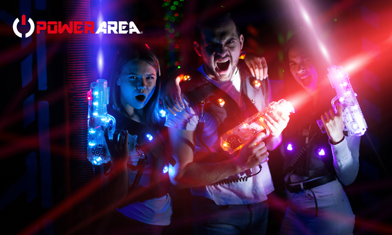 2 sessies lasergame bij Powerarea