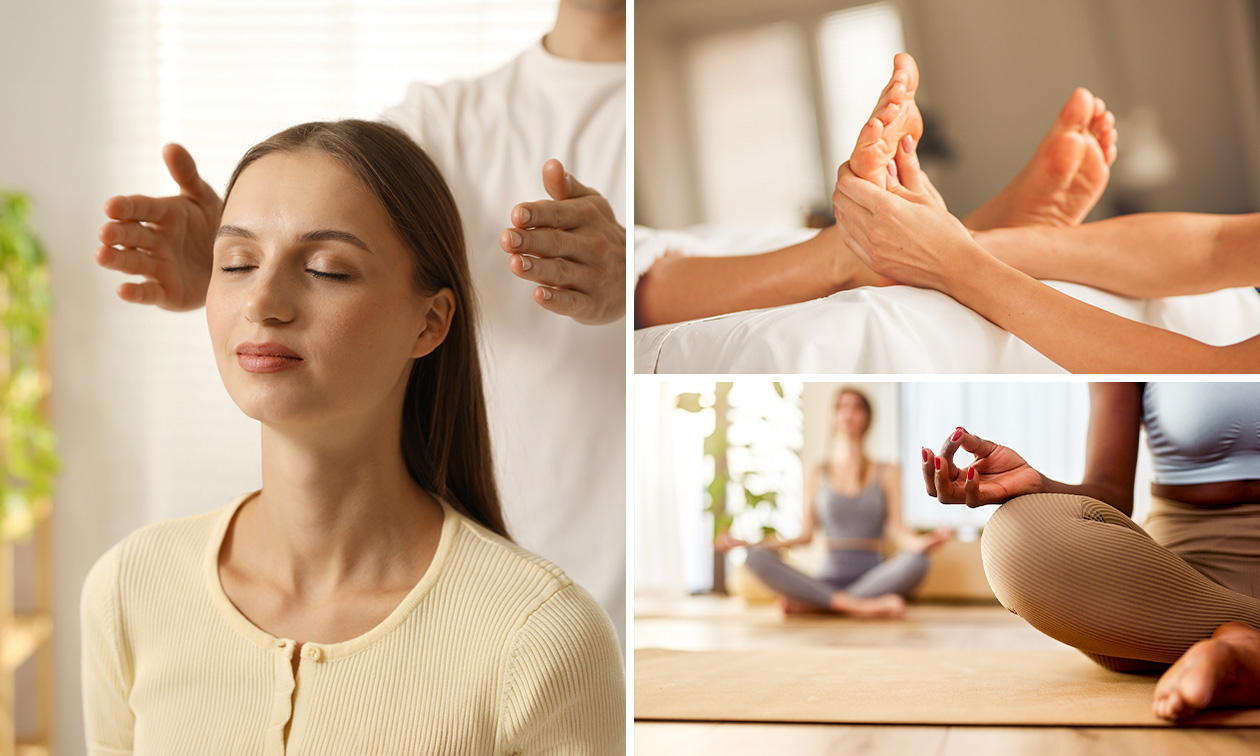 Reikibehandeling + voetmassage (60 min) + evt. combinatieproefles yoga, klanksessie en meditatie