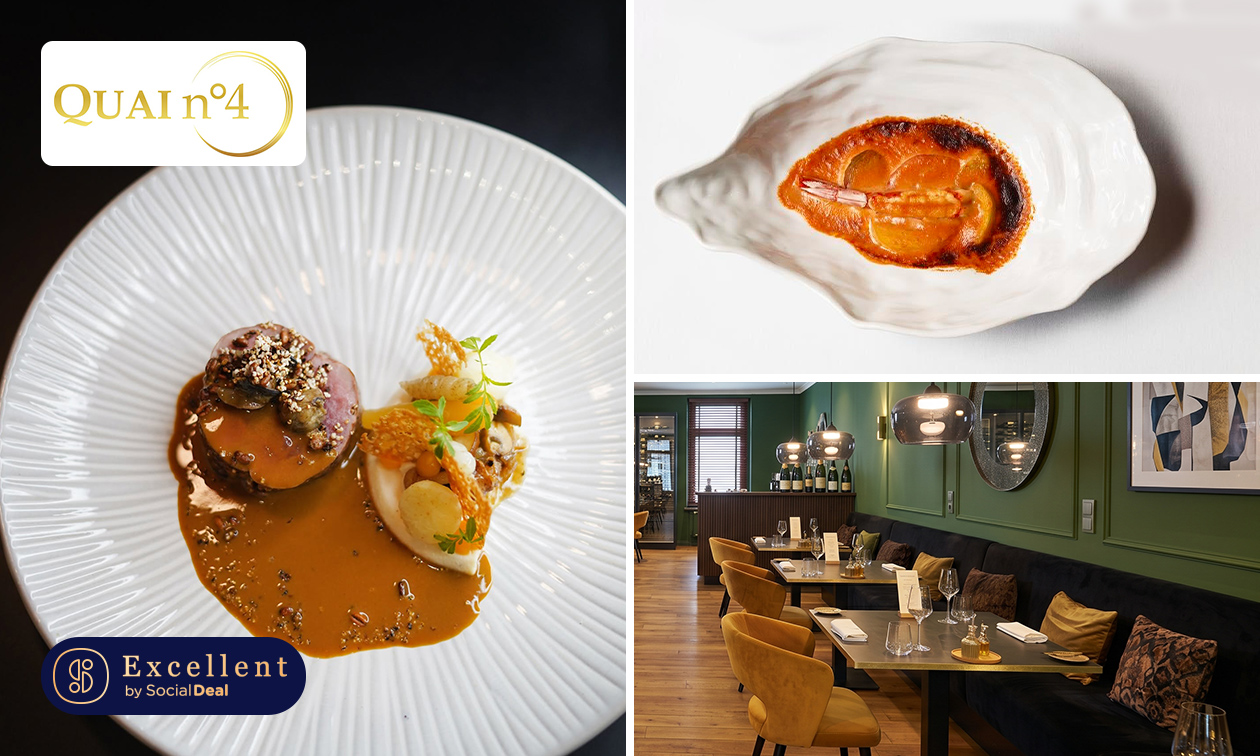 Gastronomisch 4- of 6-gangendiner van de chef