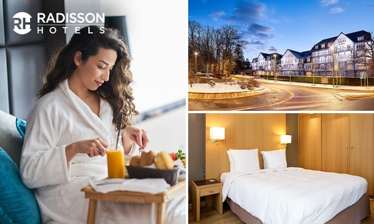 Nuit pour 2 + petit-déjeuner + wellness + boisson + check-out tardif au Radisson Blu Balmoral Hotel