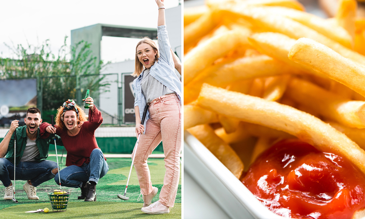 18 holes minigolf + friet met saus bij Recreatiecentrum Dúndelle