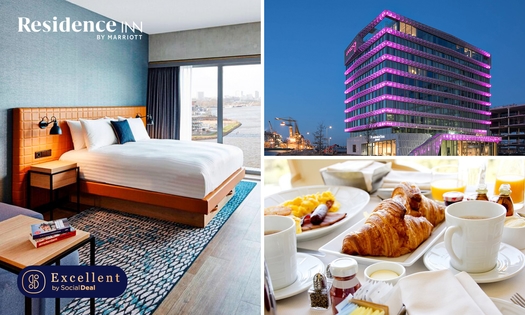 Nuit de luxe pour 2 + petit-déjeuner au Residence Inn by Marriott Amsterdam Houthavens