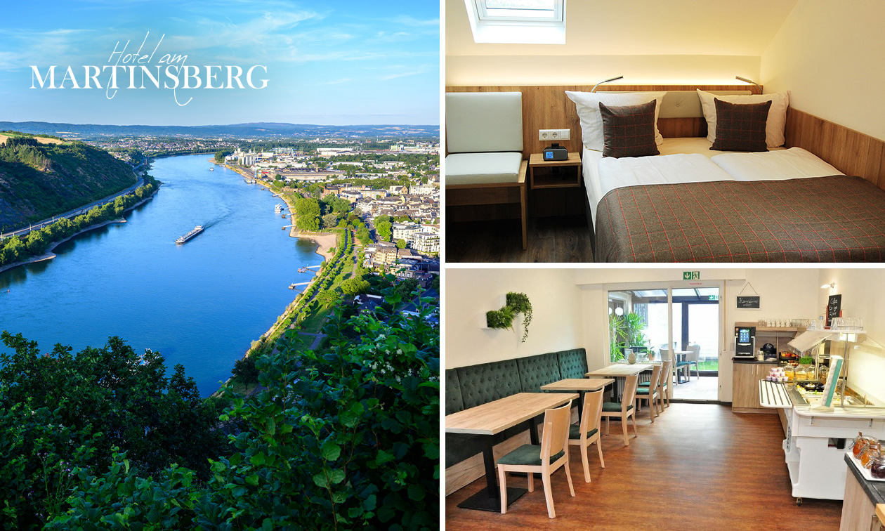 Nuit pour 2 + petit-déjeuner + verre de bienvenue à Andernach