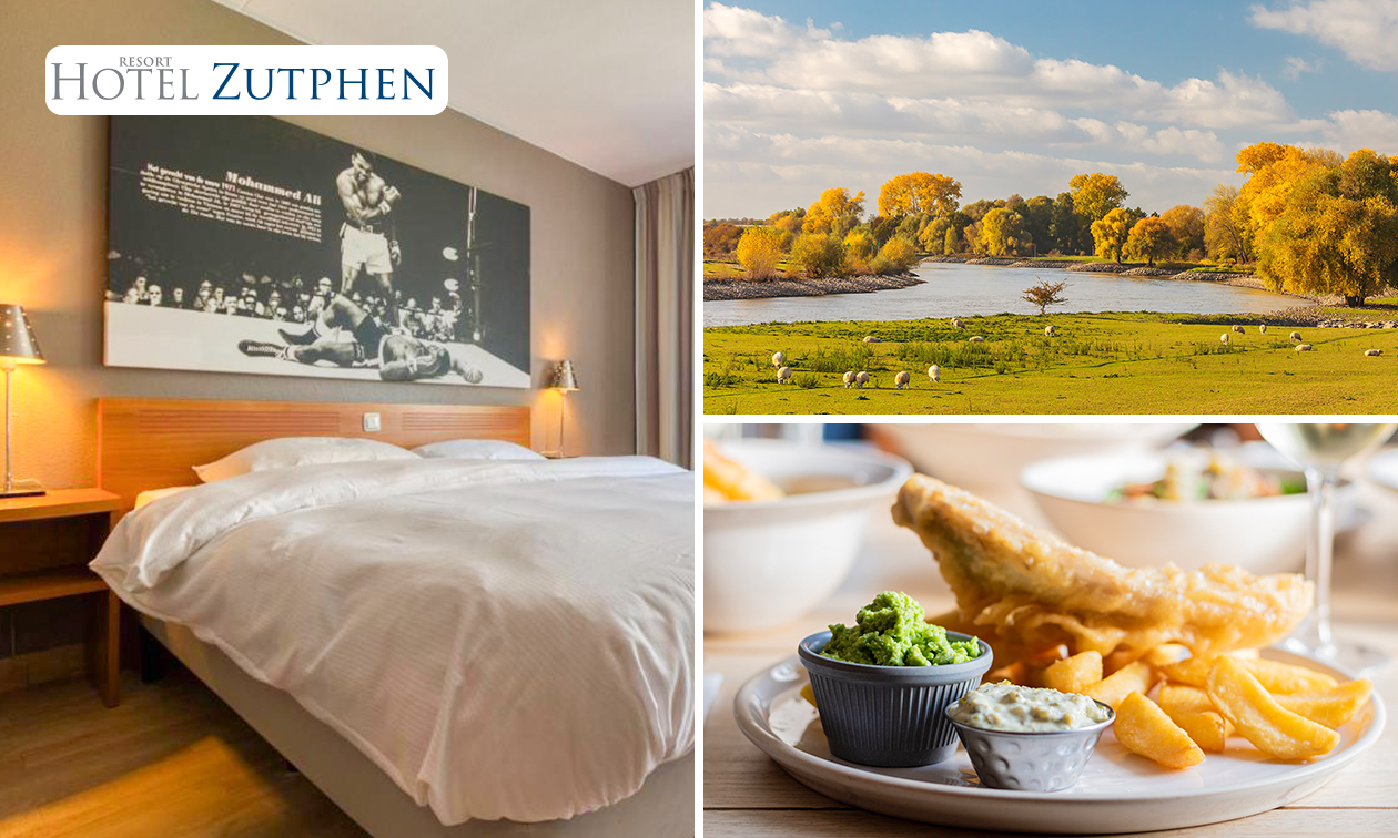 Nuit(s) pour 2 + petit-déjeuner + plat principal du menu Fletcher au choix à Zutphen