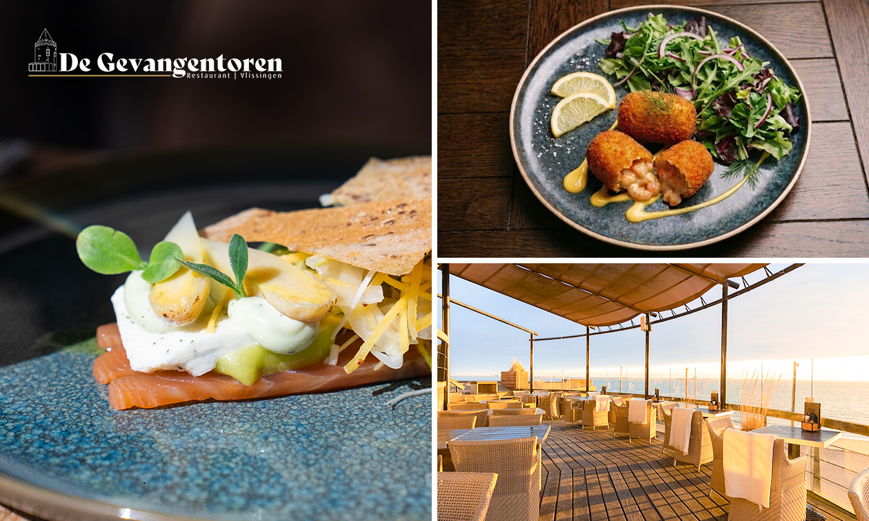 2-gangen keuzelunch bij Restaurant De Gevangentoren