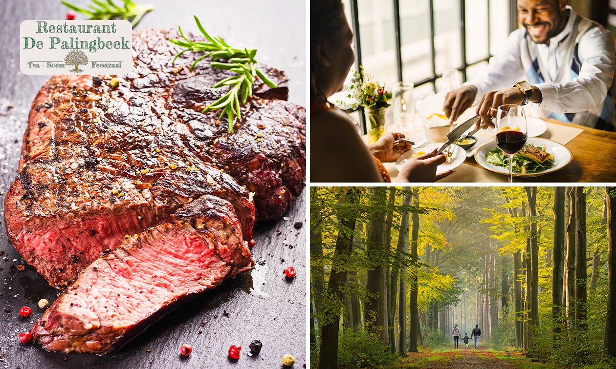 Lunch en 3 services au choix au Restaurant de Palingbeek