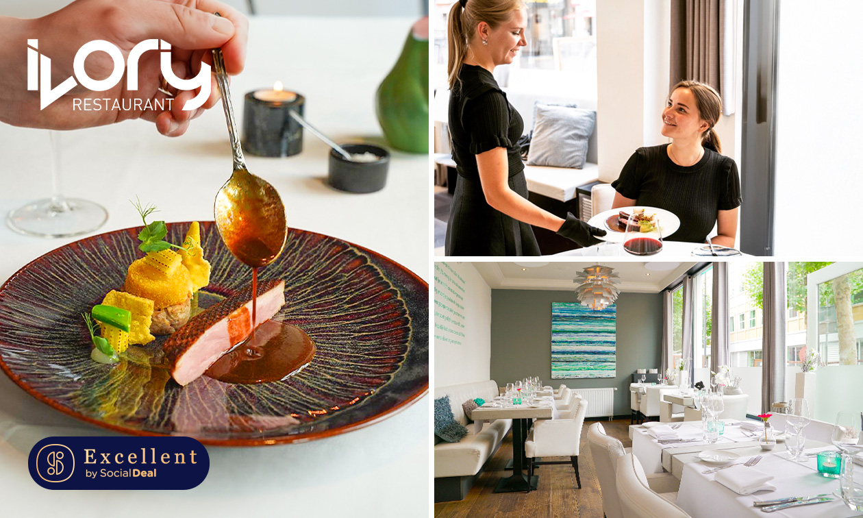 3-, 4-, 5-, 6- of 8-gangendiner van de chef bij Restaurant Ivory