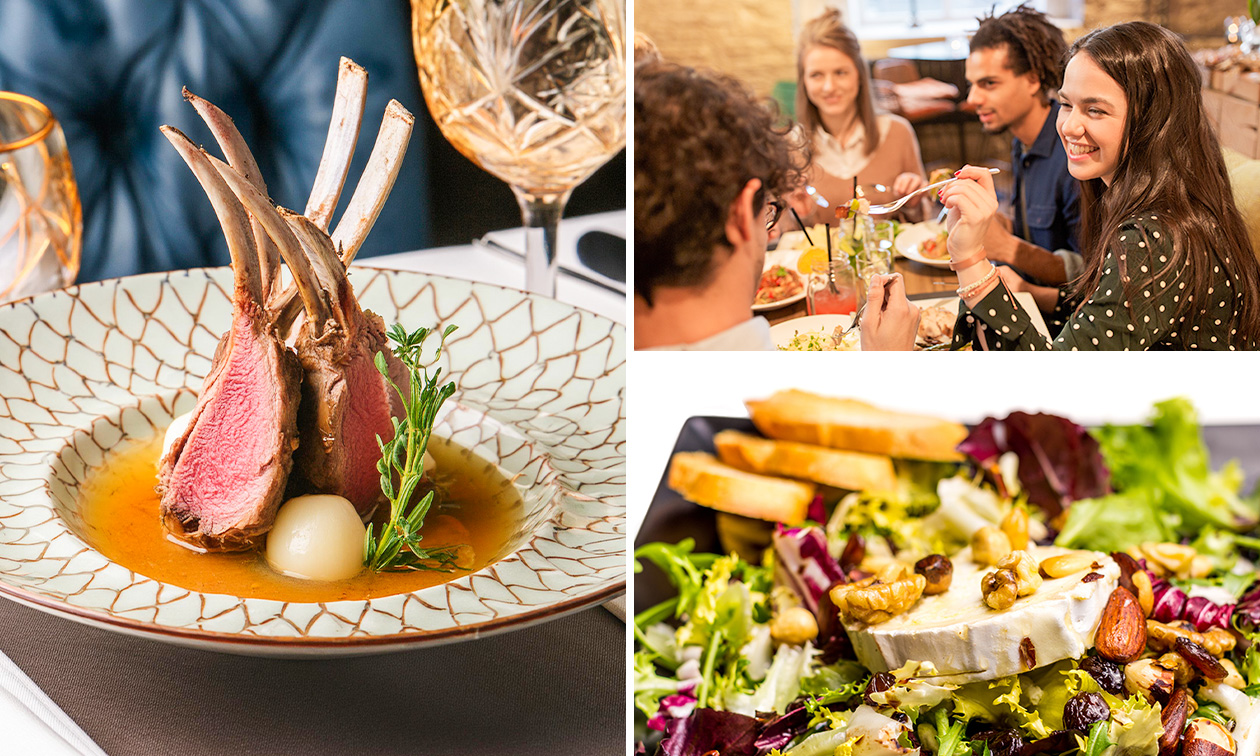 Menu en 2 ou 3 services à la carte à Valenciennes