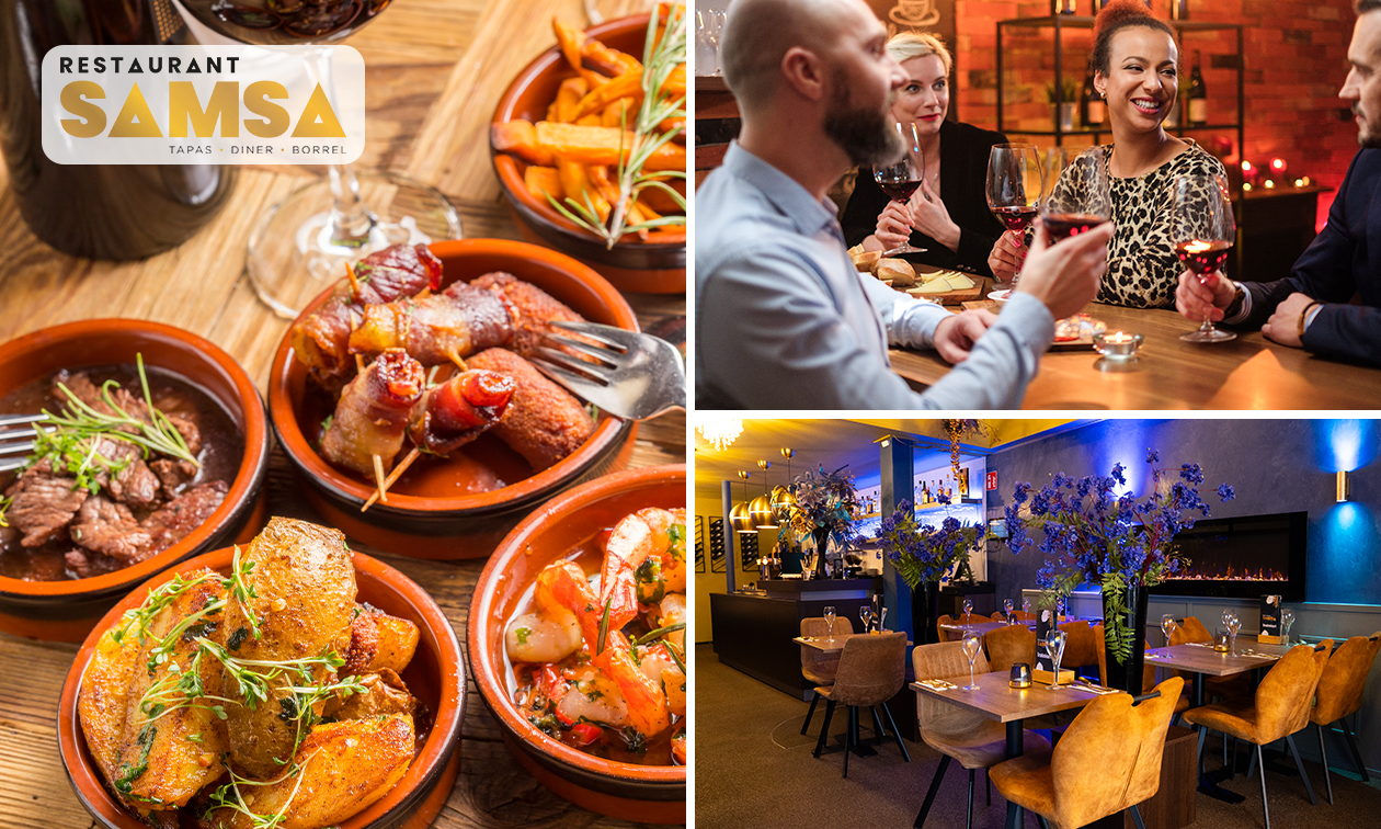 Onbeperkt culinaire tapas bij Restaurant Samsa