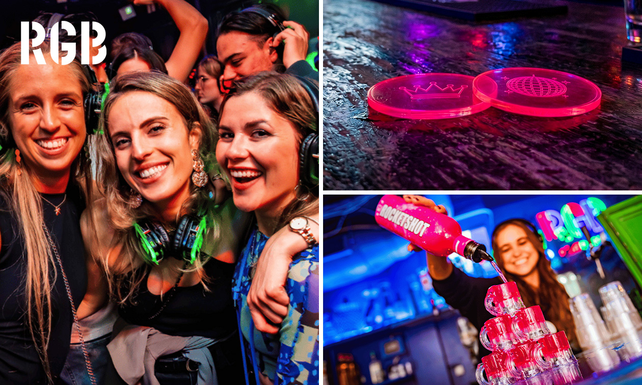 Entree silent disco + 2 munten op Stratumseind