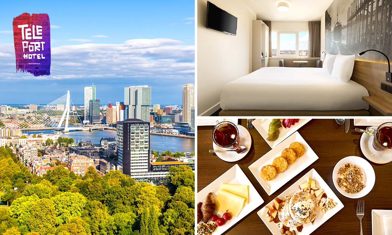 Nuit pour 2 à 8 à Rotterdam Teleport Hotel