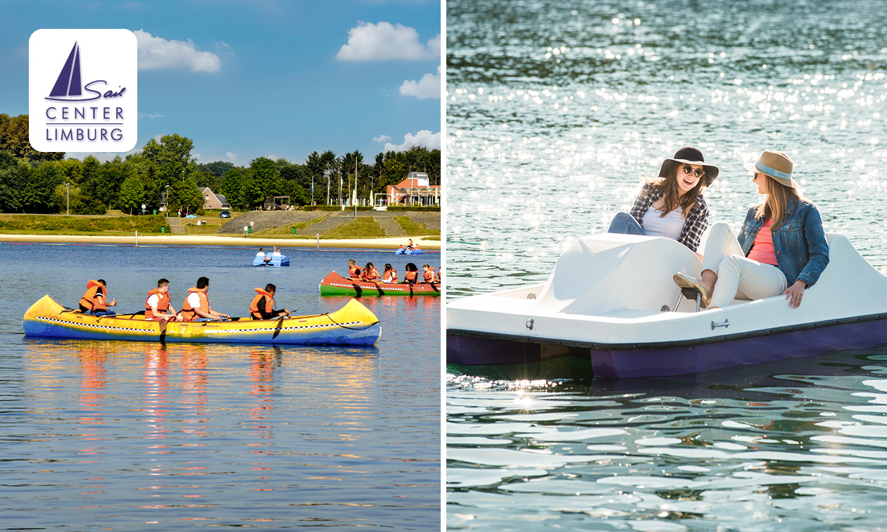 Kanotocht of waterfietsen (1,5 uur) op de Maas voor 2-8 personen
