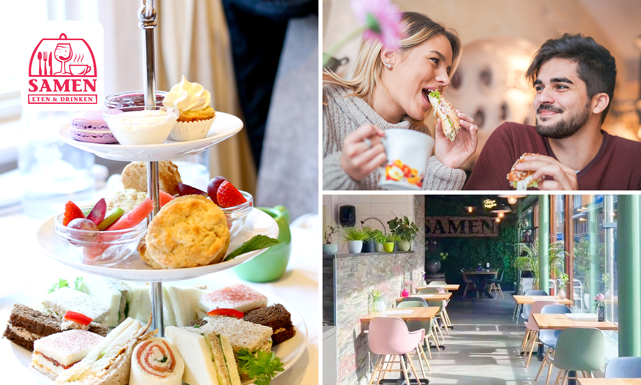 High tea (1,5 uur) bij SAMEN eten & drinken Eindhoven