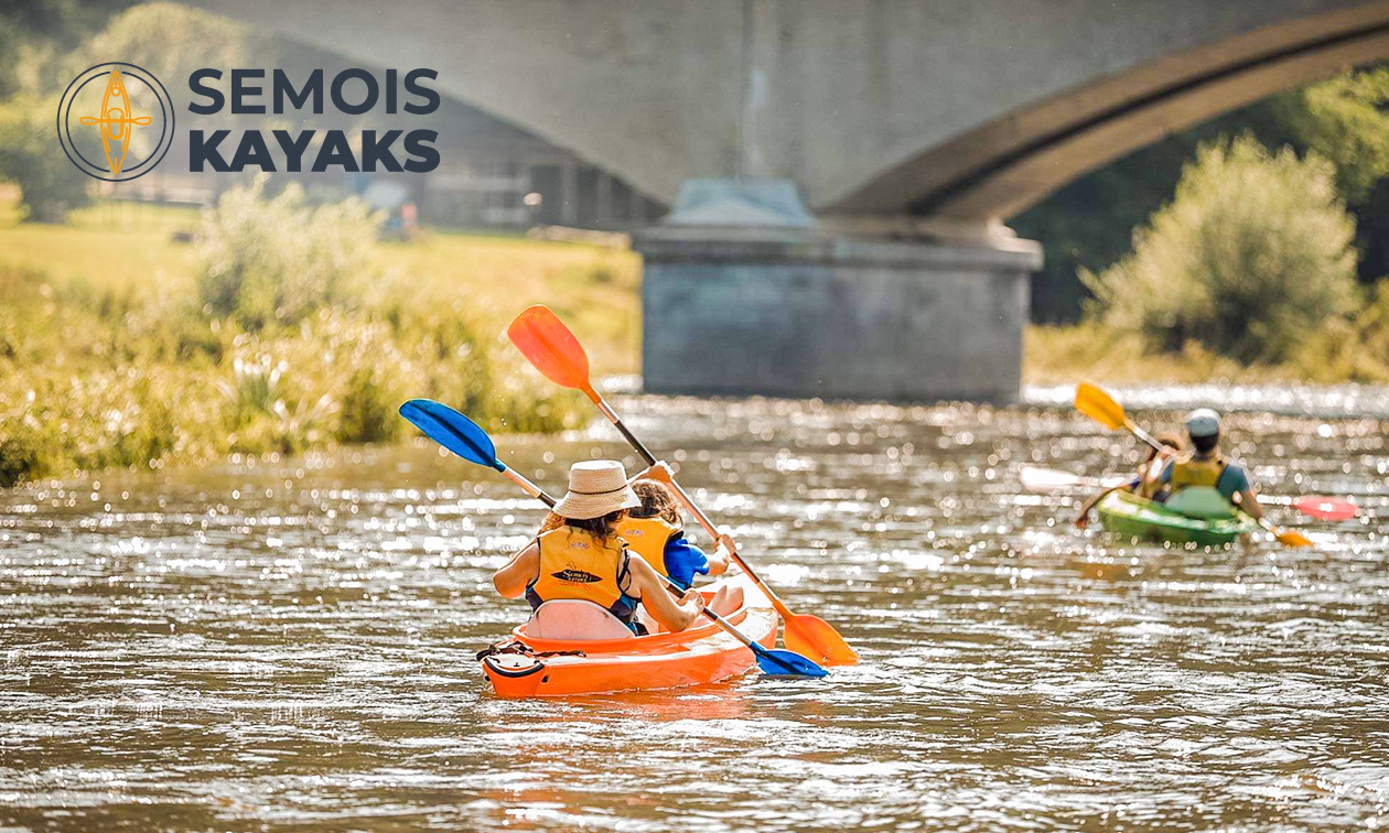Descente de la Semois en kayak en solo ou en duo (3h à 4h) au coeur des Ardennes