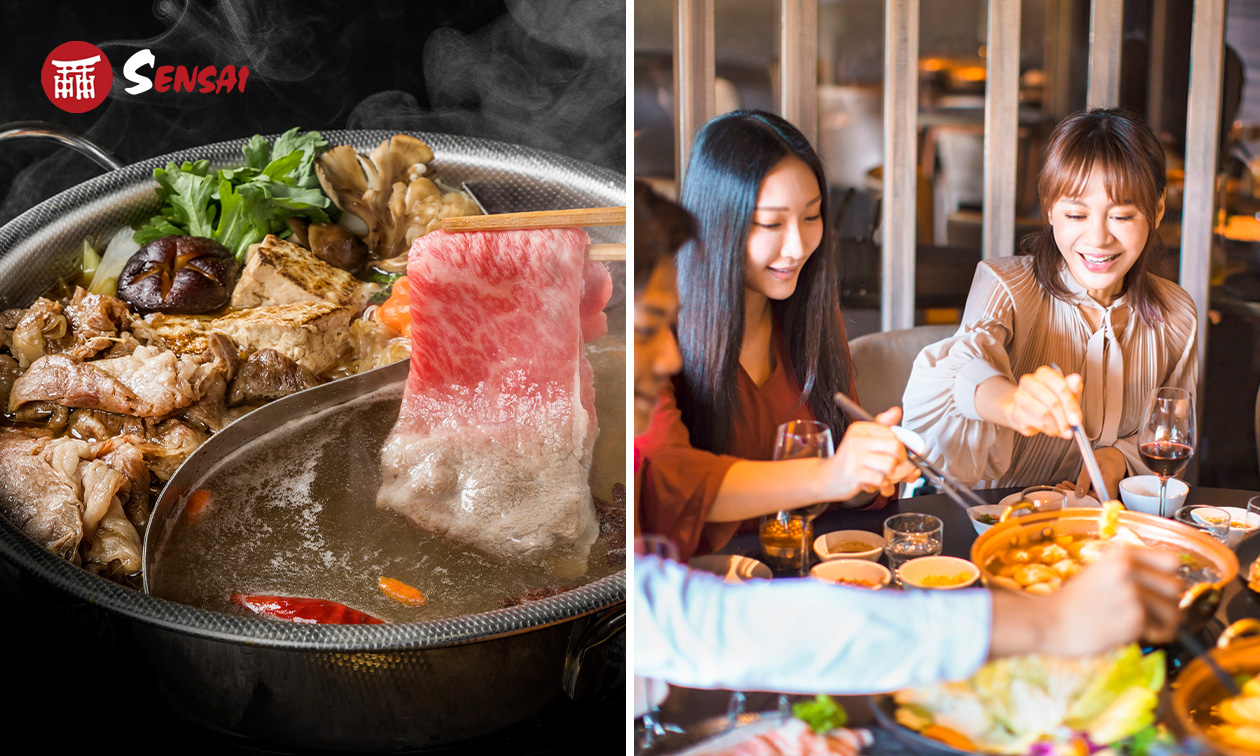 Japans 2-gangen hotpotdiner bij Sensai