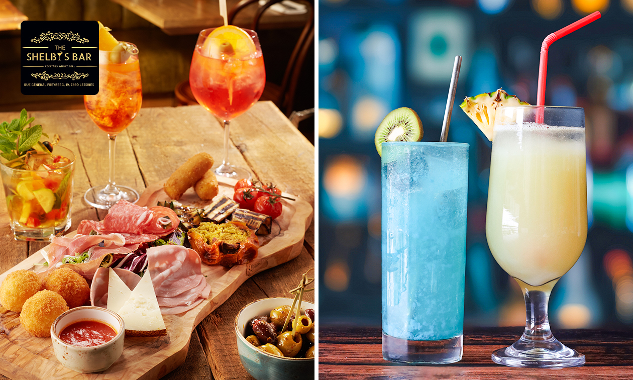 Cocktail ou mocktail au choix + planche de tapas à partager à Lessines