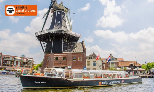 Rondvaart Haarlem (50 min) met Smidtje Canal Cruises