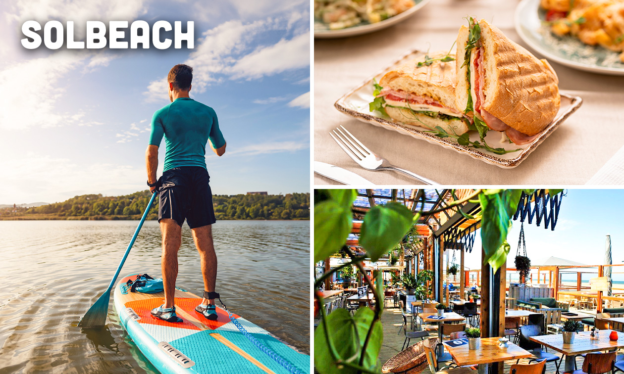 Suppen (1,5 uur) + instructie of huur step of bodyboard (1,5 uur) + panini of poffertjes