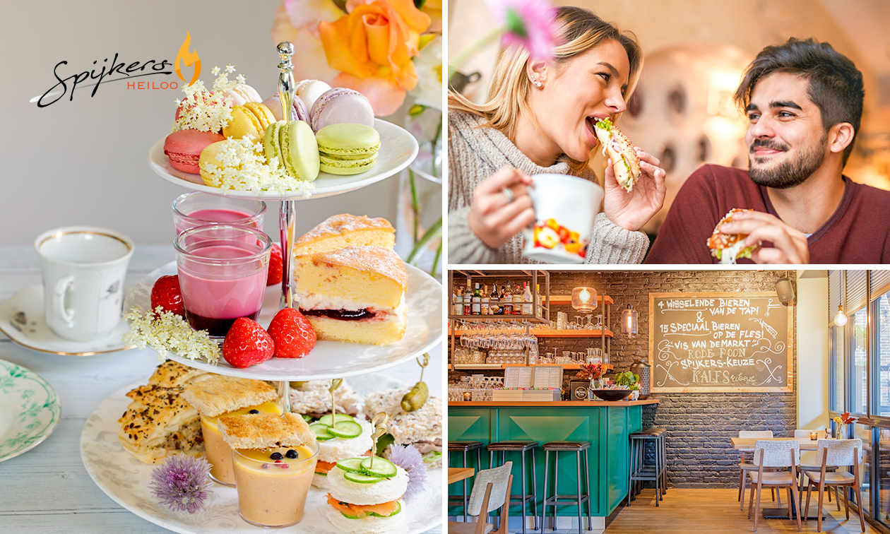 High tea (2 uur) bij Spijkers Heiloo