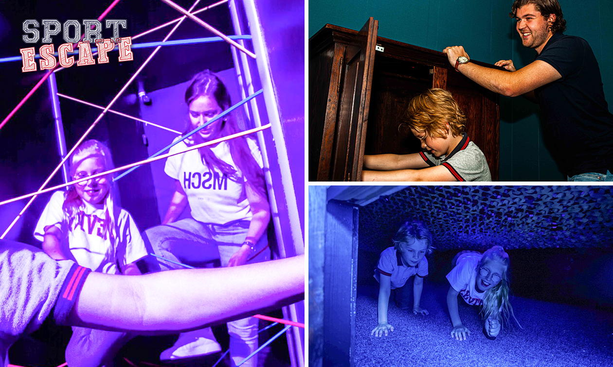 Escaperoom (60 min) voor 2-8 personen bij Sport Escape Room