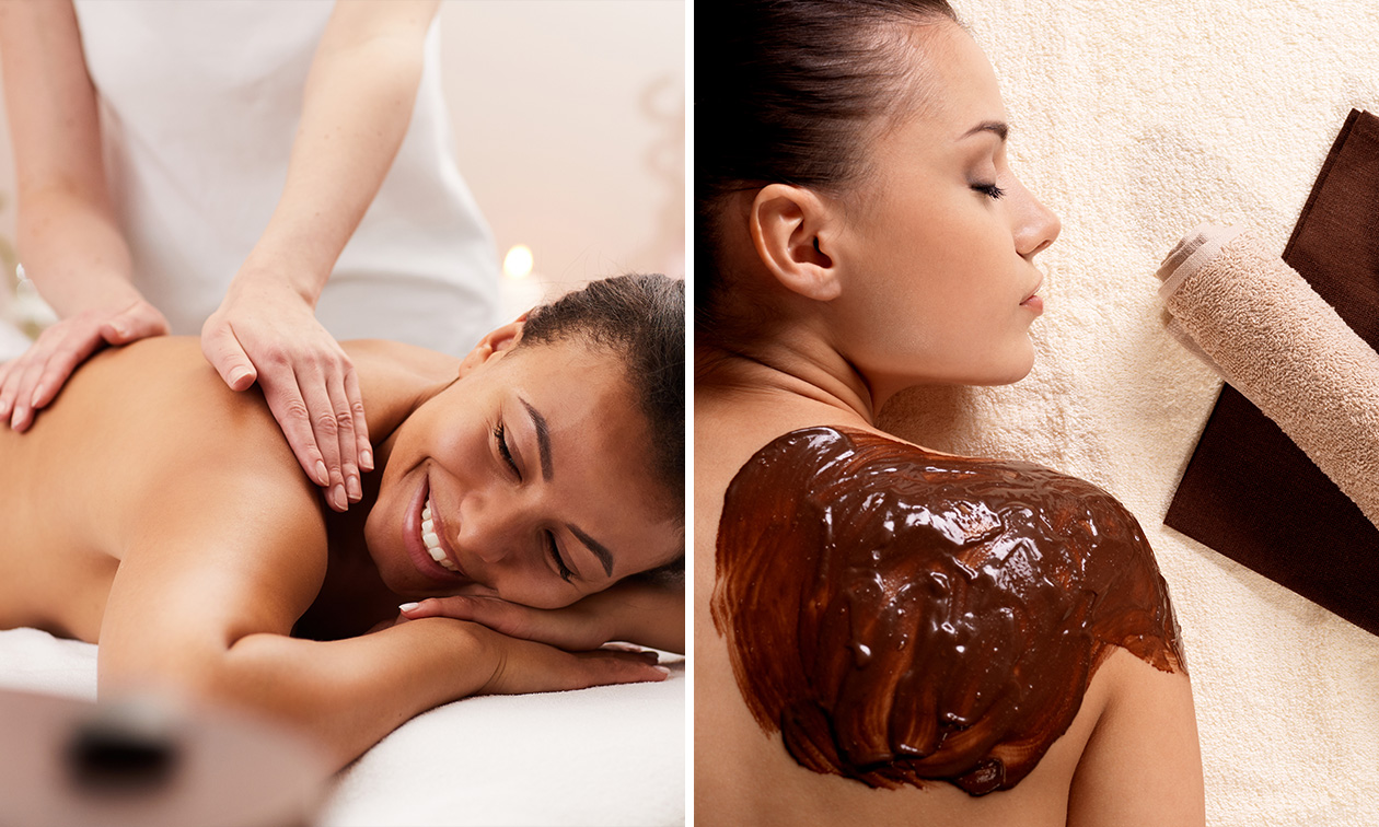 Massage et enveloppement (1h) ou massage royal (1h) près de Lens