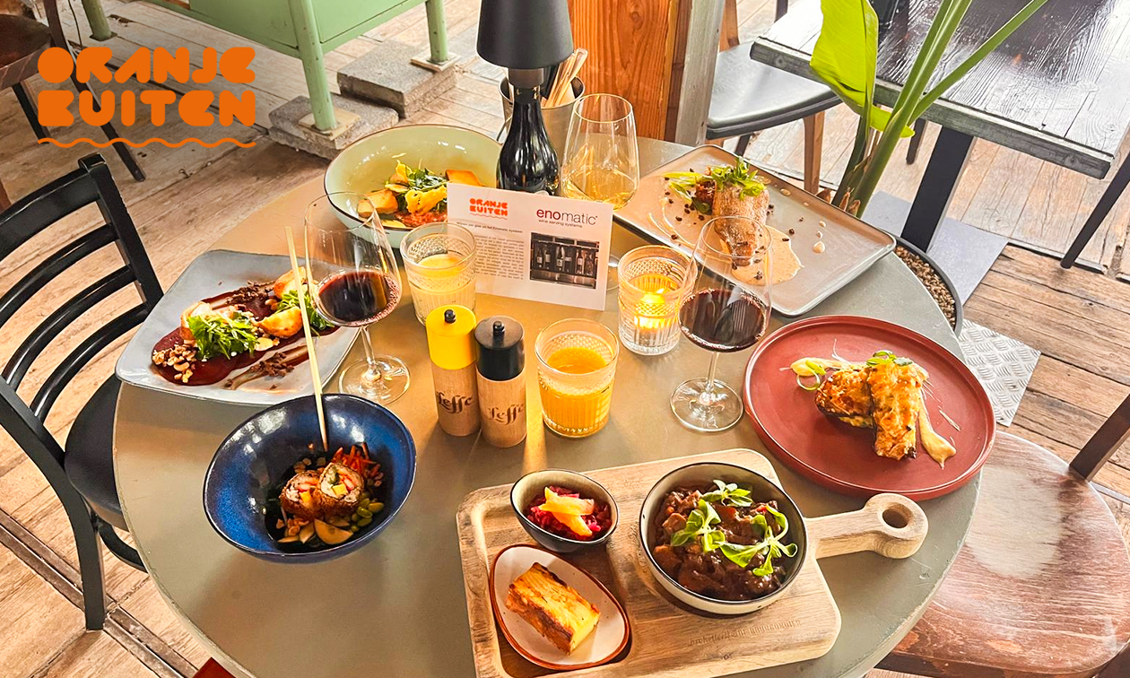4-gangen keuzediner aan het Markermeer bij Strandpaviljoen Oranje Buiten