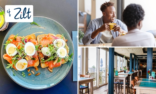2-gangen keuzelunch bij Strandpaviljoen 't Zilt